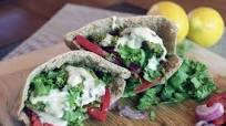Pita Falafel Sandwich with Tahini Sauce Pita Falafel Sandwich with Tahini Sauce