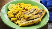Cuban Plantains with Rice and Olives Cuban Plantains with Rice and Olives