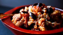 Stewed Cauliflower With Red Onions and Tomatoes Stewed Cauliflower With Red Onions and Tomatoes
