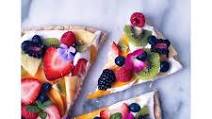 Tropical Fruit Pizza With Coconut Cream And Coconut Shortbread Crust Tropical Fruit Pizza With Coconut Cream And Coconut Shortbread Crust