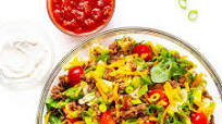 Easy Healthy Taco Salad Recipe with Ground Beef Easy Healthy Taco Salad Recipe with Ground Beef