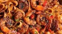 Creamy Cajun Shrimp Pasta with Sausage Creamy Cajun Shrimp Pasta with Sausage