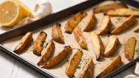 Baked Lemon Garlic Potato Wedges Baked Lemon Garlic Potato Wedges