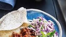 American pulled beef with apple slaw American pulled beef with apple slaw