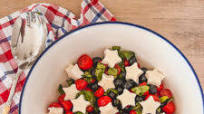 Quick and Easy 4th of July Caprese Salad Quick and Easy 4th of July Caprese Salad