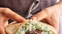 Greek-Style Lamb Burgers with Creamy Tzatziki Sauce Greek-Style Lamb Burgers with Creamy Tzatziki Sauce