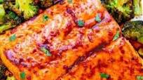 Sheet Pan Asian Salmon and Broccoli Sheet Pan Asian Salmon and Broccoli