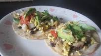 Mexican Breakfast Tostadas With Avocado Pico De Gallo Mexican Breakfast Tostadas With Avocado Pico De Gallo