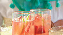 Strawberry Margarita Spritzers Recipe Strawberry Margarita Spritzers Recipe