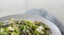 Grilled Asparagus Salad with Lemon & Feta Grilled Asparagus Salad with Lemon & Feta