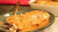 Enchiladas rojas con carne molida Enchiladas rojas con carne molida