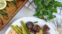Sheet Pan Salmon, Asparagus and Potatoes Sheet Pan Salmon, Asparagus and Potatoes
