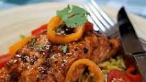 Air Fryer Salmon With A Honey Chipotle Glaze Air Fryer Salmon With A Honey Chipotle Glaze