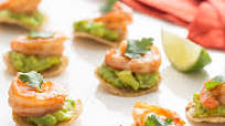 Shrimp Tostada Bites Shrimp Tostada Bites