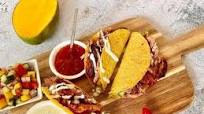 Tandoori duck tacos with kachumber salad Tandoori duck tacos with kachumber salad