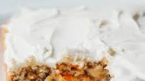 One-Layer Frosted Carrot Cake One-Layer Frosted Carrot Cake