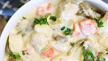 Slow Cooker Creamy Chicken Stew Recipe Slow Cooker Creamy Chicken Stew Recipe