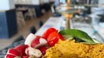 Roasted Carrot Hummus and Crudités Roasted Carrot Hummus and Crudités