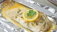 Cod Fish Grilled in Foil Cod Fish Grilled in Foil