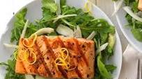 Fennel Arugula Salad with Salmon Fennel Arugula Salad with Salmon