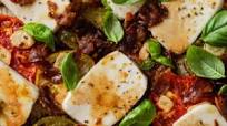 Baked Heirloom Caprese Salad Baked Heirloom Caprese Salad