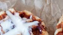 Cinnamon Roll Waffles Cinnamon Roll Waffles