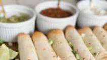 Easy Creamy Chicken Flautas (Baked or Air Fried) Easy Creamy Chicken Flautas (Baked or Air Fried)