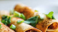 Mini Air Fried Refried Bean & Veggie Flautas Mini Air Fried Refried Bean & Veggie Flautas