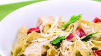 Alfredo Pesto Noodles with Chicken Alfredo Pesto Noodles with Chicken
