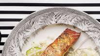 Seared Salmon With Israeli Couscous Salad Seared Salmon With Israeli Couscous Salad