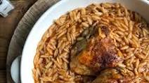 Youvetsi with chicken Youvetsi with chicken