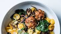 Toasted Orecchiette with Veal Meatballs Toasted Orecchiette with Veal Meatballs