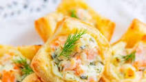 SMOKED SALMON PUFF PASTRY BITES SMOKED SALMON PUFF PASTRY BITES