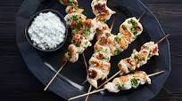 Greek Lemon Chicken Skewers with Tzatziki Sauce Greek Lemon Chicken Skewers with Tzatziki Sauce