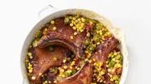 Smoked Pork Chops With Corn and Okra Smoked Pork Chops With Corn and Okra