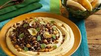 Homus com cordeiro (Hummus ma lahma) Homus com cordeiro (Hummus ma lahma)