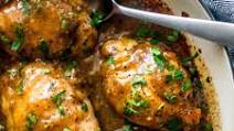 Baked Honey Garlic Chicken Thighs with Montreal Steak Seasoning Baked Honey Garlic Chicken Thighs with Montreal Steak Seasoning