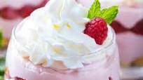 Raspberry Mousse Cups Raspberry Mousse Cups