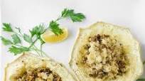 Sausage-Stuffed Pattypan Squash Sausage-Stuffed Pattypan Squash