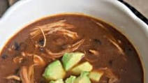Slow Cooker Chicken Enchilada Soup - Gluten Free Slow Cooker Chicken Enchilada Soup - Gluten Free