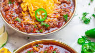 Smoky Chipotle Beef Chili Recipe (video) Smoky Chipotle Beef Chili Recipe (video)
