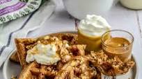 Fluffy Peanut Butter Protein Waffles Fluffy Peanut Butter Protein Waffles