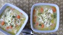 chicken corn rivel soup with browned butter chicken corn rivel soup with browned butter