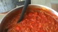 Tomato Sauce with Ground Beef Tomato Sauce with Ground Beef
