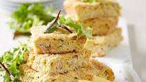 Crustless tuna & corn quiche Crustless tuna & corn quiche