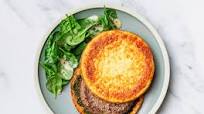 Carb-Conscious Chimichurri Burger + Side Caesar Salad Carb-Conscious Chimichurri Burger + Side Caesar Salad