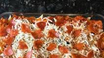 Pizza Pasta Bake with Sausage Pizza Pasta Bake with Sausage