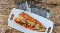 Slow Roasted Salmon with Lemon and Dill Slow Roasted Salmon with Lemon and Dill