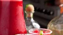Frozen Pineapple Raspberry Margaritas Frozen Pineapple Raspberry Margaritas