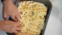 Focaccia with garlic and rosemary Focaccia with garlic and rosemary